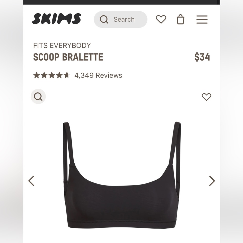Skims fits everybody scoop bralette